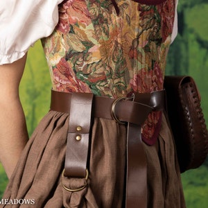 Skirt Hikes for Renaissance, Medieval, and Viking Belts for Renaissance Faire, LARP, Cosplay Costumes | Vegan Leather (Belt NOT Included)