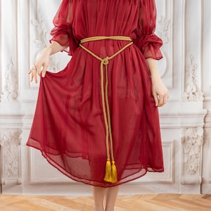knee length dresses for ladies Bridal Nighty Gown – House of Elorra LLP main image 1