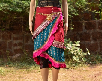 festival frill skirt