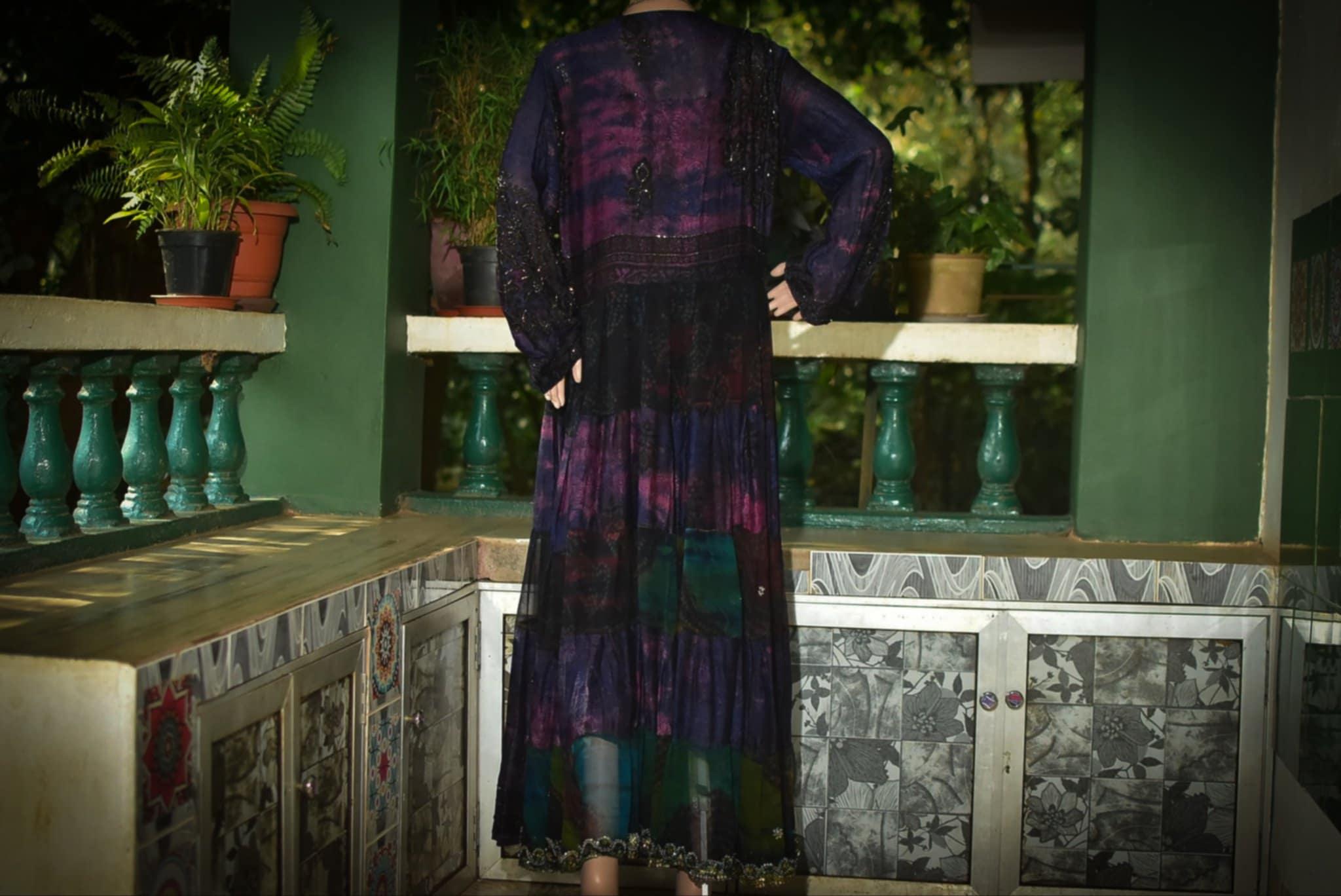 Upcycled Old Robe Vintage Sequinned Kimono • Upcycled Indian Sari Duster Robe - Etsy