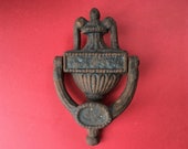 Antique Cast Iron Urn Shaped Door Knocker