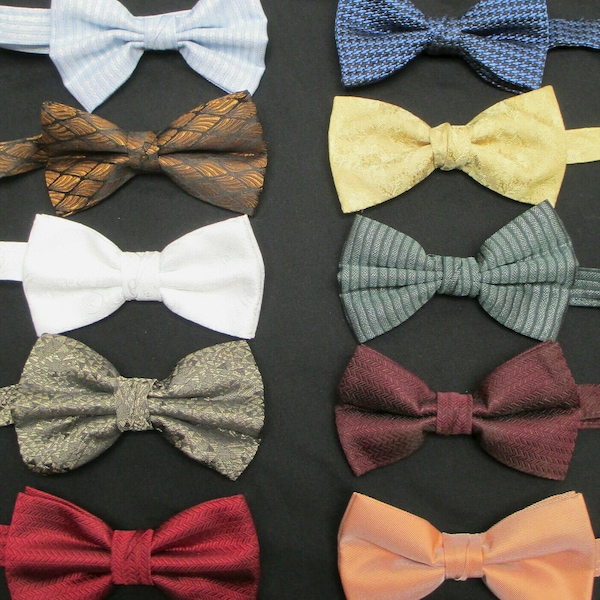 Lot of 20 Boys Size Bow Ties Pre-Tied & Adjustable Costume Theater Resale Tuxedo Craft Kids