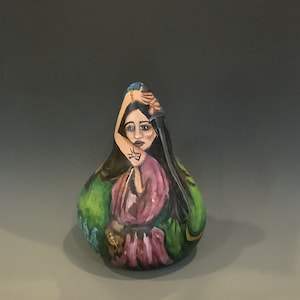 Blessings on Your Boundaries Hand Painted Gourd Art