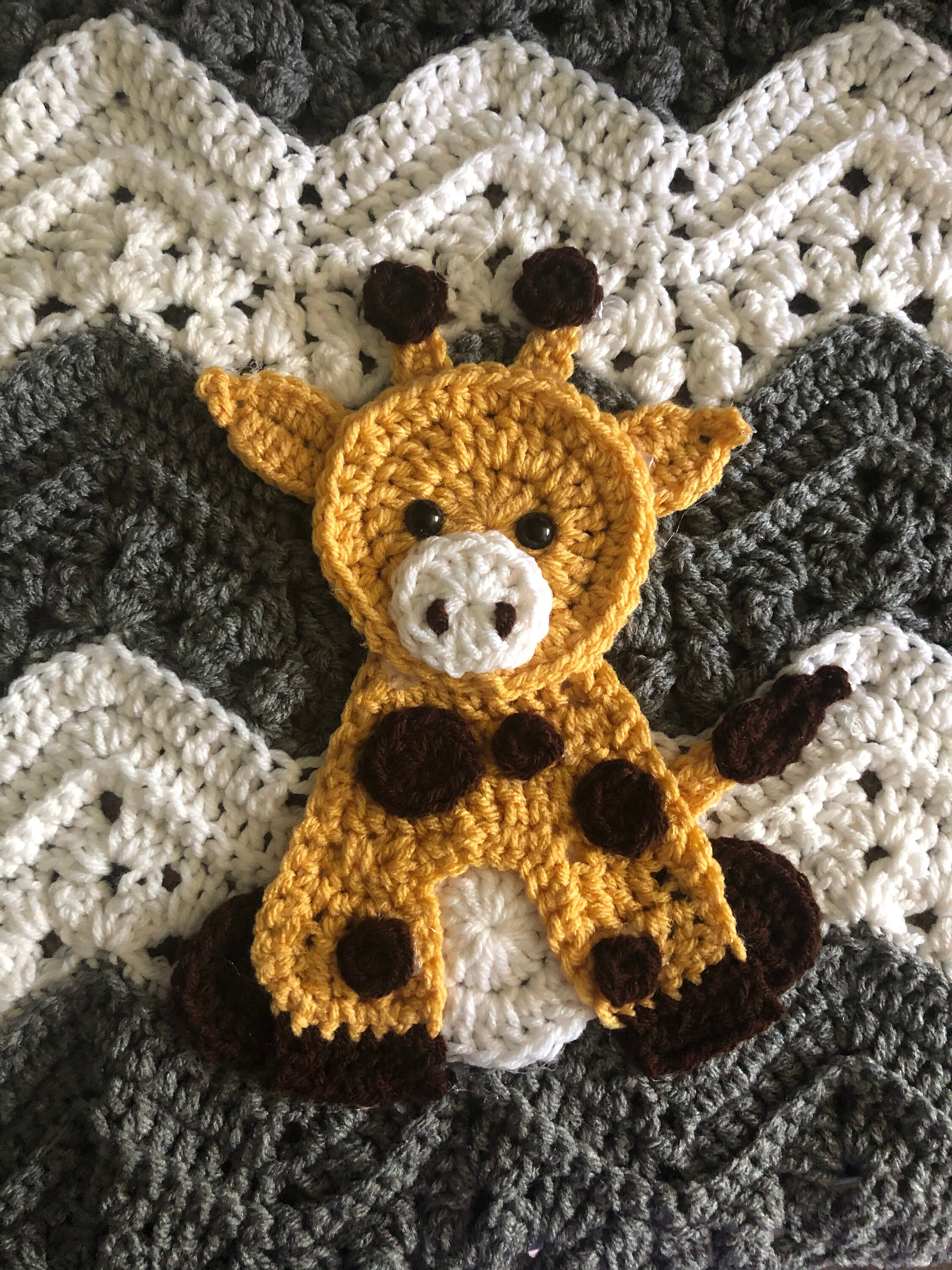 Giraffe Appliqué Crochet Pattern Etsy