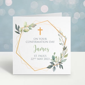 Personalised Confirmation Card | With Love on Your Confirmation Card