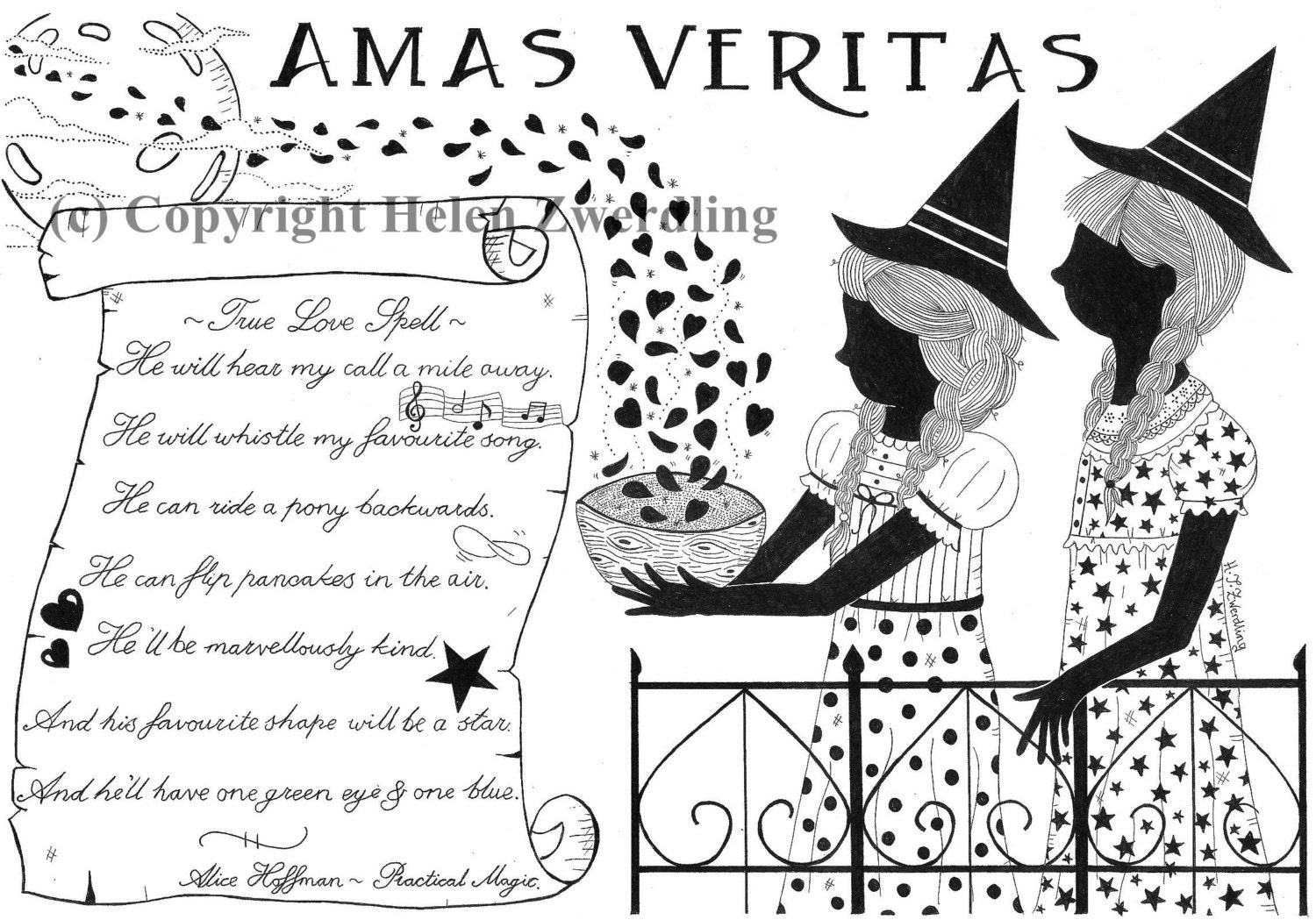 Practical Magic ~ 'amas Veritas' ~ True Love Spell ~ a High Quality