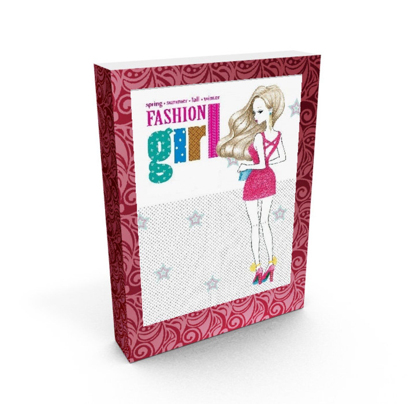 Coloring Book fashion Girl Book Drawing Coloring Etsy