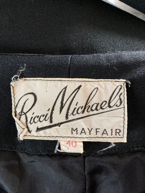 SIZE 14 / 1950s-60s ‘Ricci Michaels of Mayfair’ B… - image 10