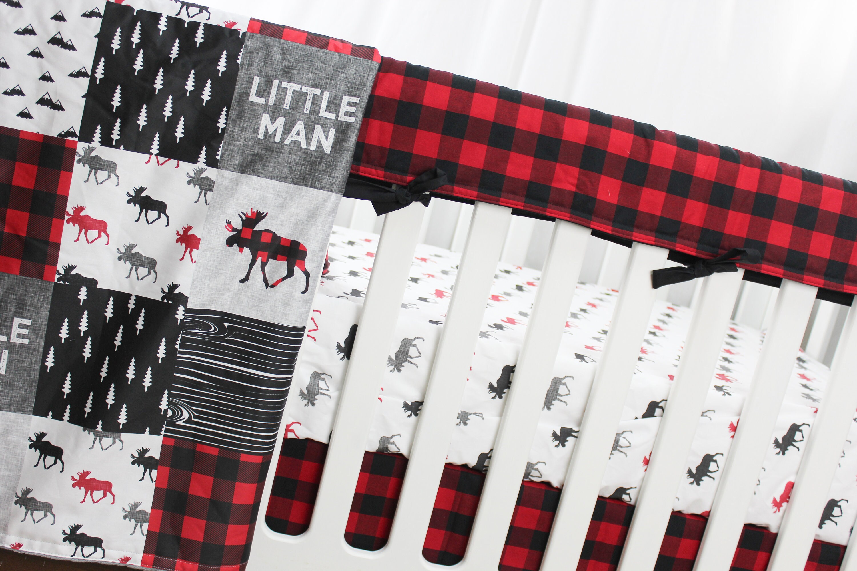 lumberjack baby bedding