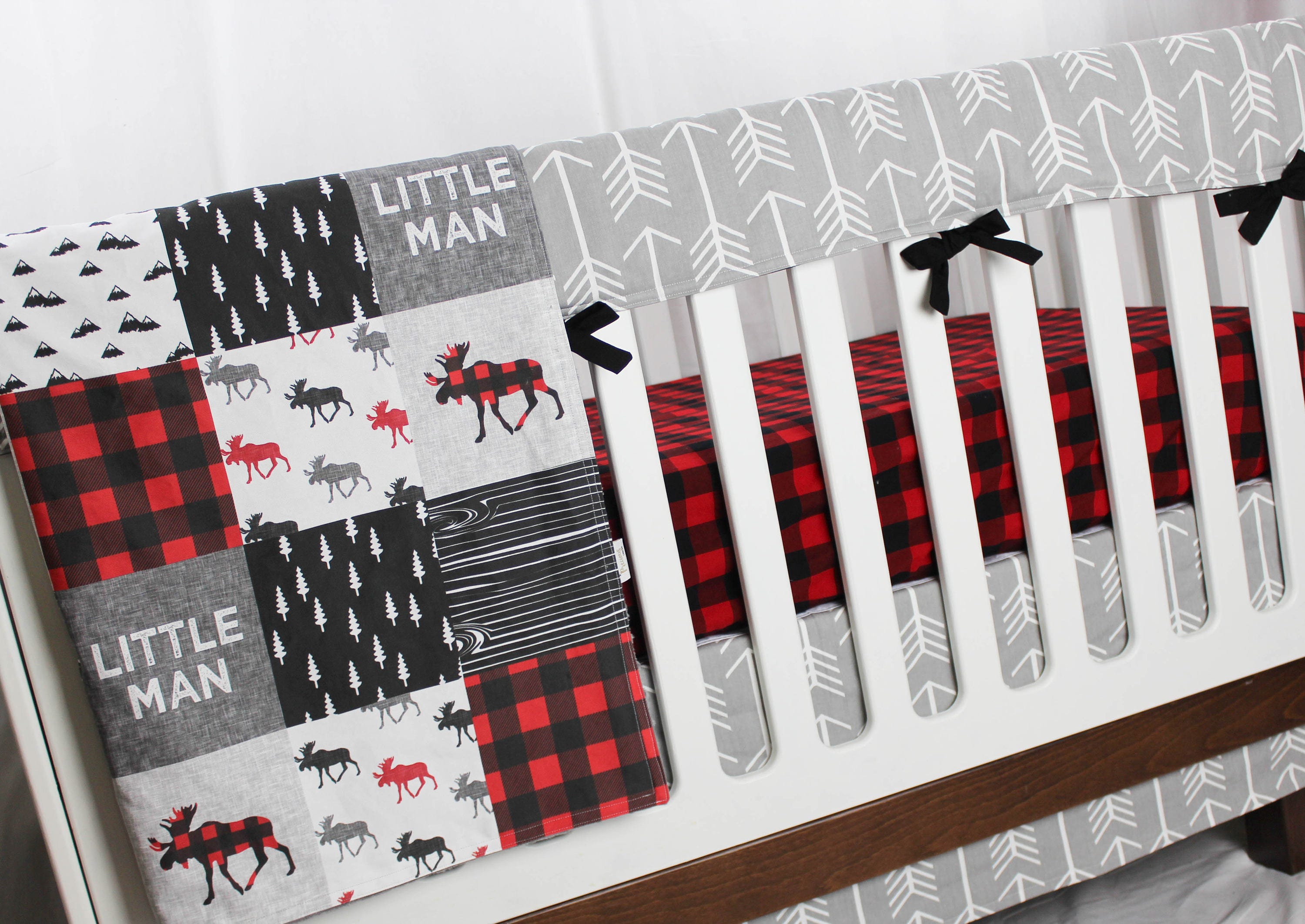 moose nursery bedding