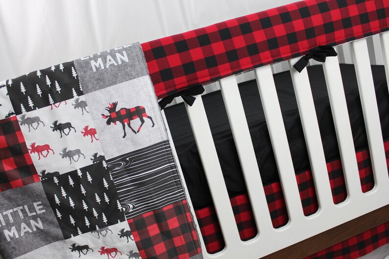 moose nursery bedding