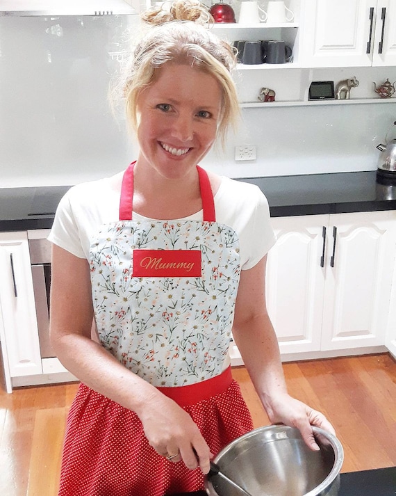 Personalized Aprons Adult and Kids Mommy Daughter Matching Baking