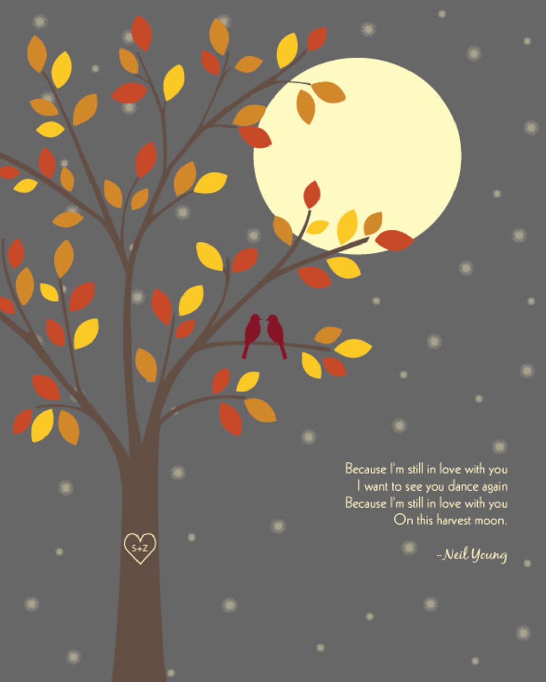 Harvest Moon by Neil Young /anniversary Gift/ First Dance Song Lyrics ...