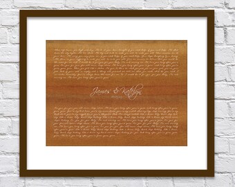 Gone, Gone, Gone by Phillip Phillip's/ Wedding Song Lyrics Gift/ Gift from Groom to Bride/Gift from Bride to Groom/ First Dance - 8x10 +