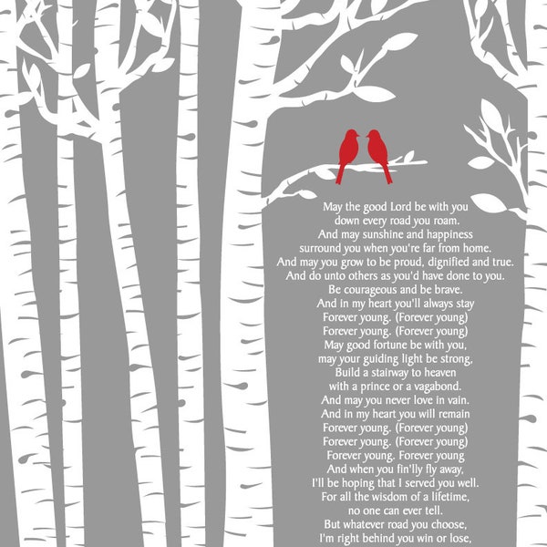 Forever Young Lyrics - Etsy