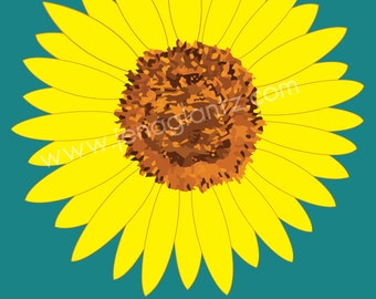 Graduation Party Guest Book Alternative/ Flower Guest Book/ Sunflower/Dahlia/Personalized Graduation Poster-20x24-100 Signatures