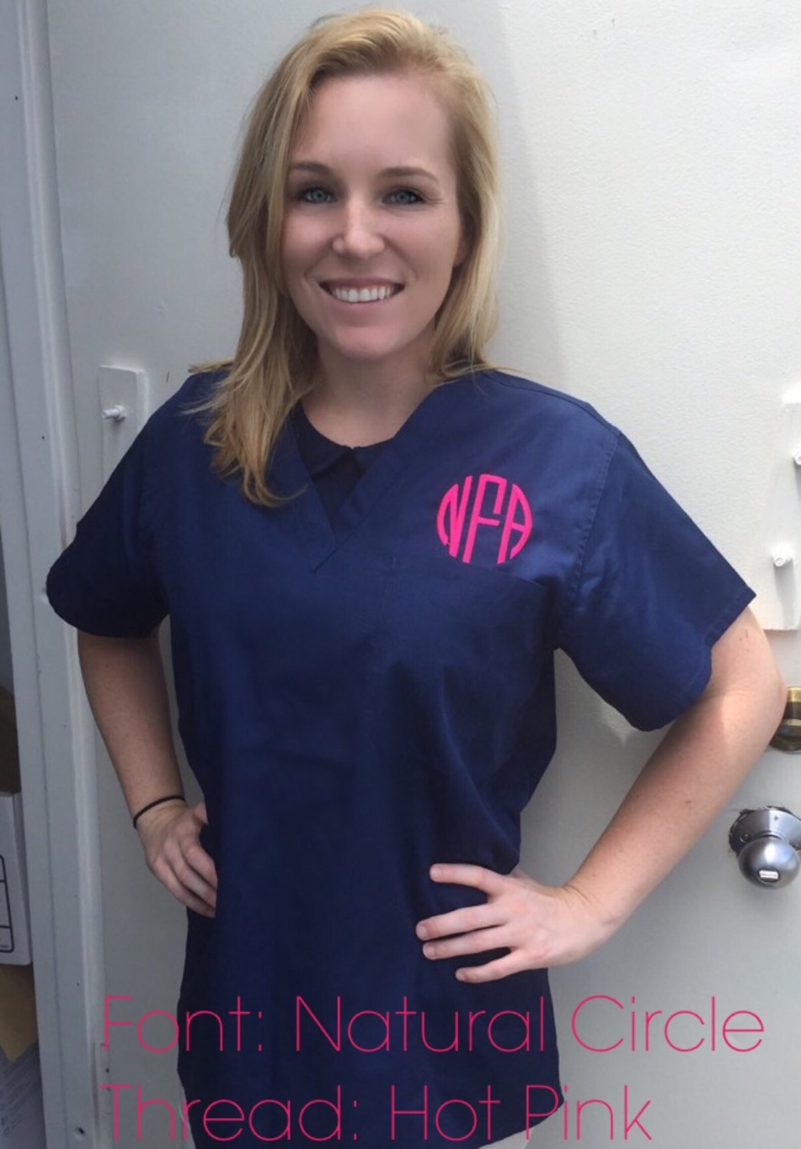 Monogrammed/personalized Scrubs - Etsy
