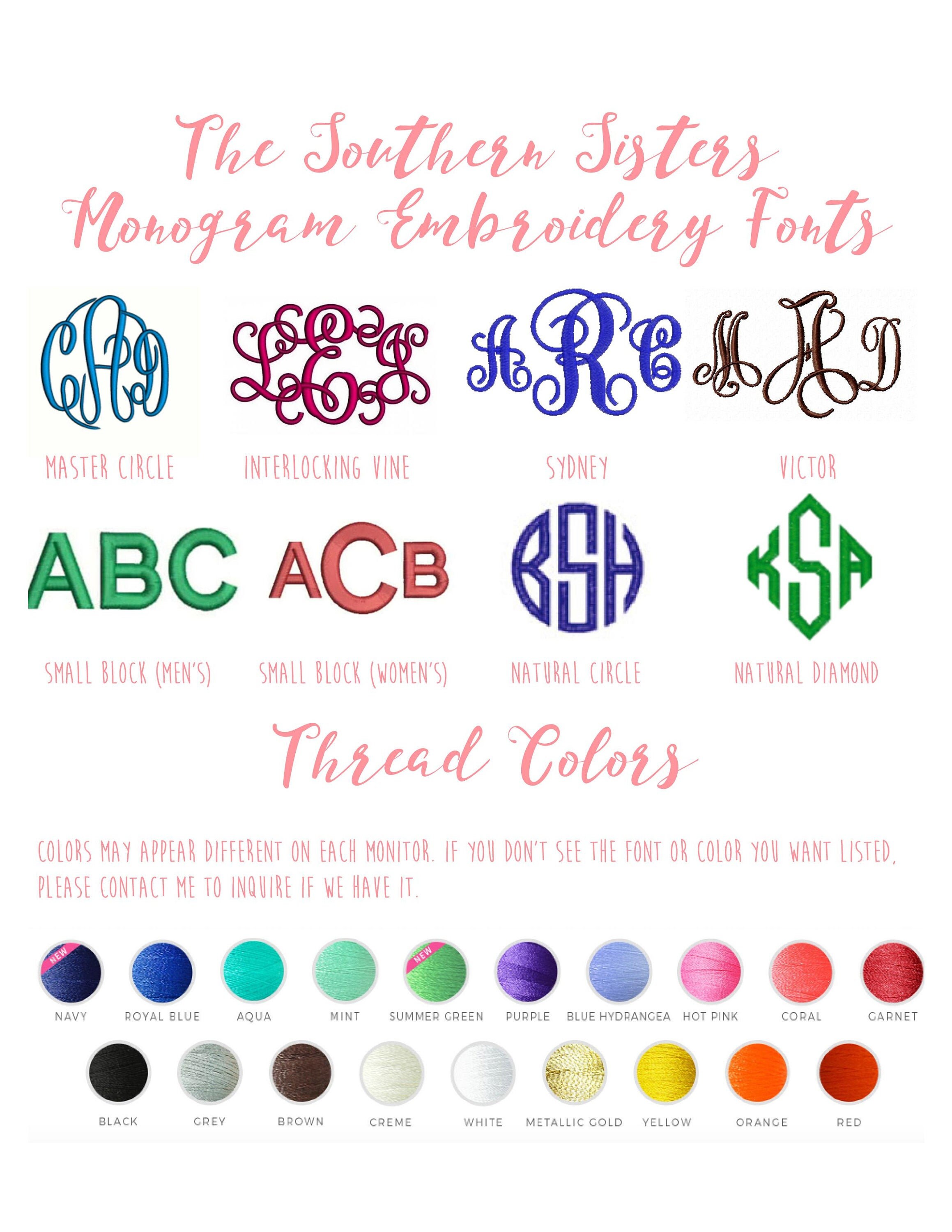 Monogrammed Scrubs (13 Different Colors!) - Etsy