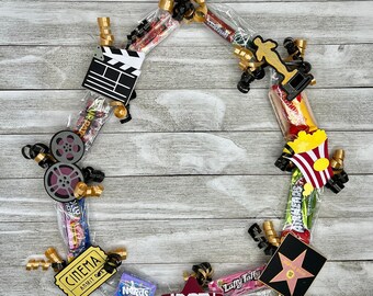 Hollywood Birthday - Red Carpet Baby Shower - Oscar Party Favors - Movie Night Favors - Hollywood Theme Party - Red Carpet Party Favors, Lei