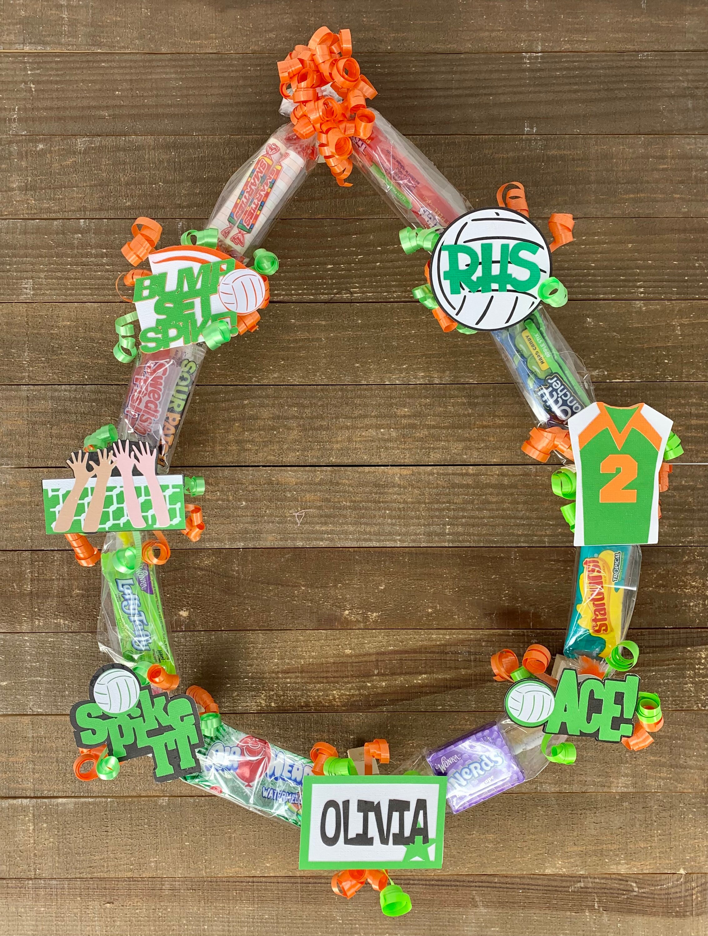 Volleyball Treat Bag Volleyball Team Gift Volleyball Squad Etsy España