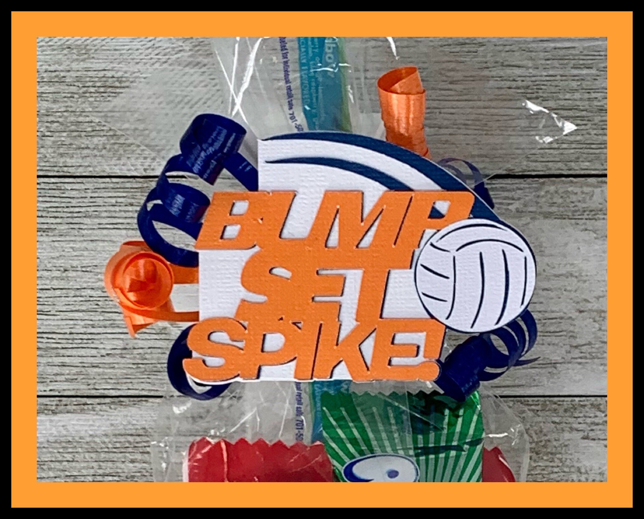 Volleyball Treat Bag Volleyball Team Gift Volleyball Squad Etsy España