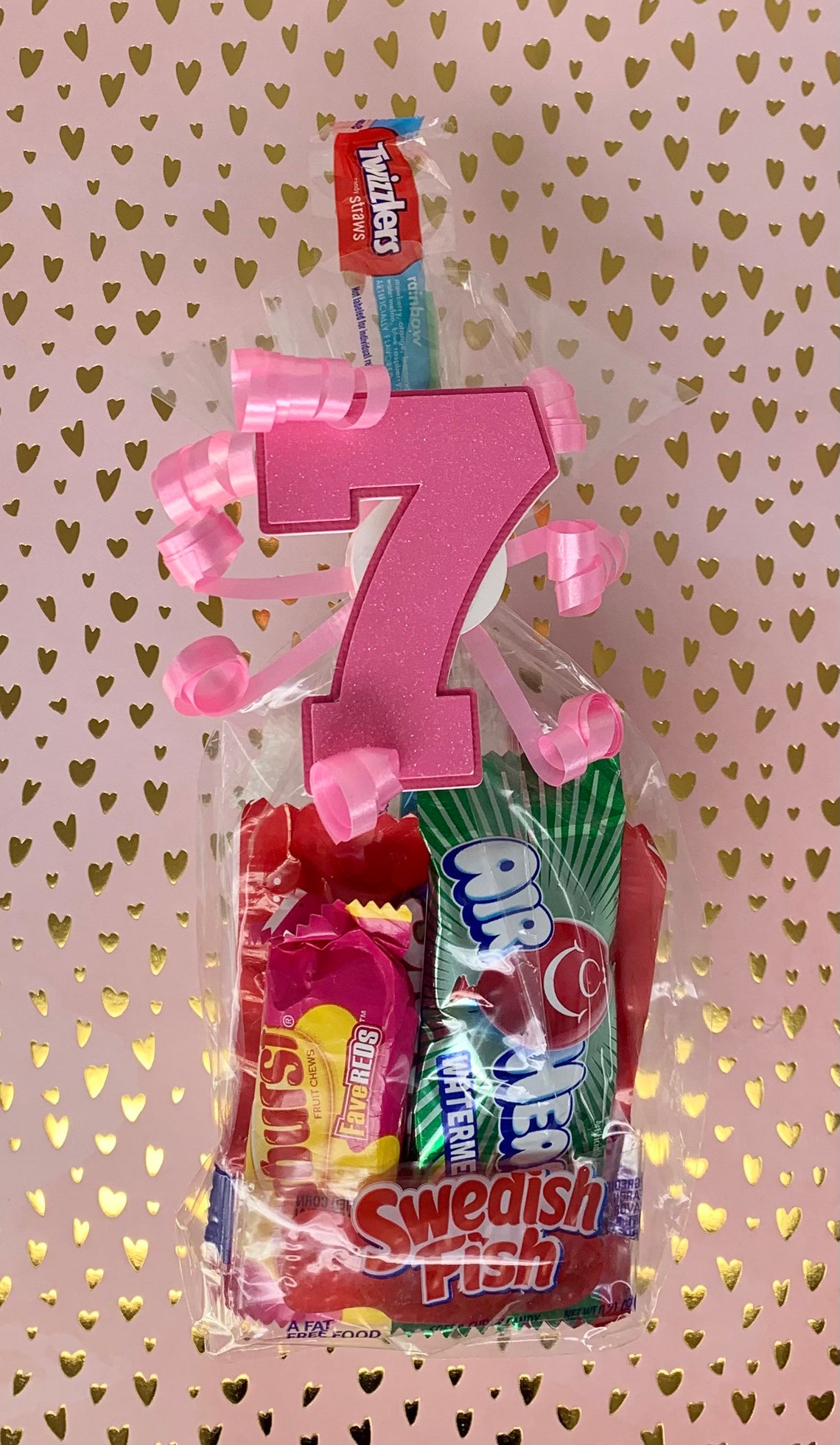 7th Birthday Favors Girl 7th Birthday Favor Bag Seventh Etsy
