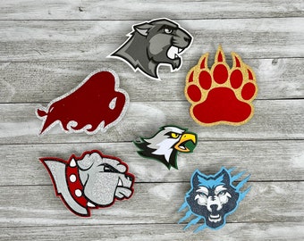 Mascot Custom Homecoming Mums Cutouts, Mascot Hoco Cutouts, Mascot Homecoming Charms, Mascot Supplies, Mascot Trinkets