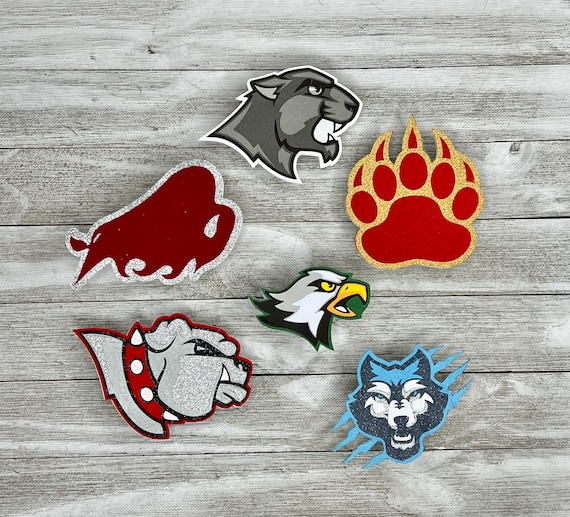 Mascot Custom Homecoming Mums Cutouts, Mascot Hoco Cutouts, Mascot Homecoming Charms, Mascot Supplies, Mascot Trinkets