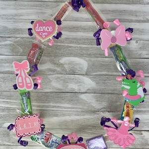 Ballet Recital Gift, Dance Recital Gift for Little Girl, Dance Recital Candy Bouquet, Senior Recital Flower Gift, Dance Teacher Gift image 8