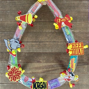 Cheer Squad, Cheer Coach Gift, Cheerleader Gift, Senior Cheer Mom, Cheer Senior Night, Cheer Competition Gift, Cheer Captain Gift, Candy Lei image 3