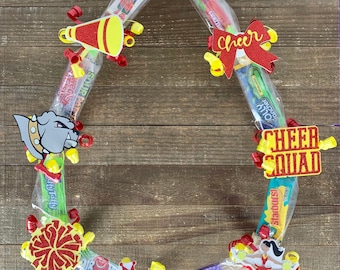 Cheer Squad, Cheer Coach Gift, Cheerleader Gift, Senior Cheer Mom, Cheer Senior Night, Cheer Competition Gift, Cheer Captain Gift, Candy Lei