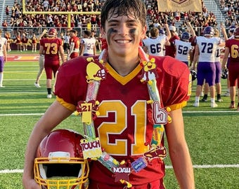 Football Senior Night Gift, Senior Football Gift, Senior Football Night, Senior Football Player Gift, Senior Gift Idea, Senior Night Leis