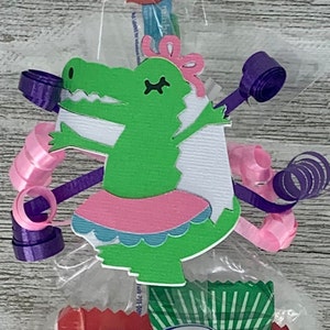 Ballerina Dance Teacher Gift, Dance Team Competition Gift, Alligator Dance Recital Gift for Girl, Dancer Gift for Little Girls, Ballet Favor