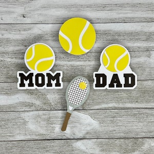Tennis Custom Homecoming Mums Cutouts, Tennis Hoco Cutouts, Soccer Homecoming Charms, Tennis Supplies, Tennis Trinkets