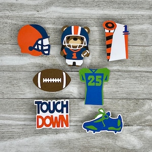 Football Custom Homecoming Mums Cutouts, Football Hoco Mum Cutouts, Football Homecoming Charms, Homecoming Supplies, Homecoming Mum Trinkets