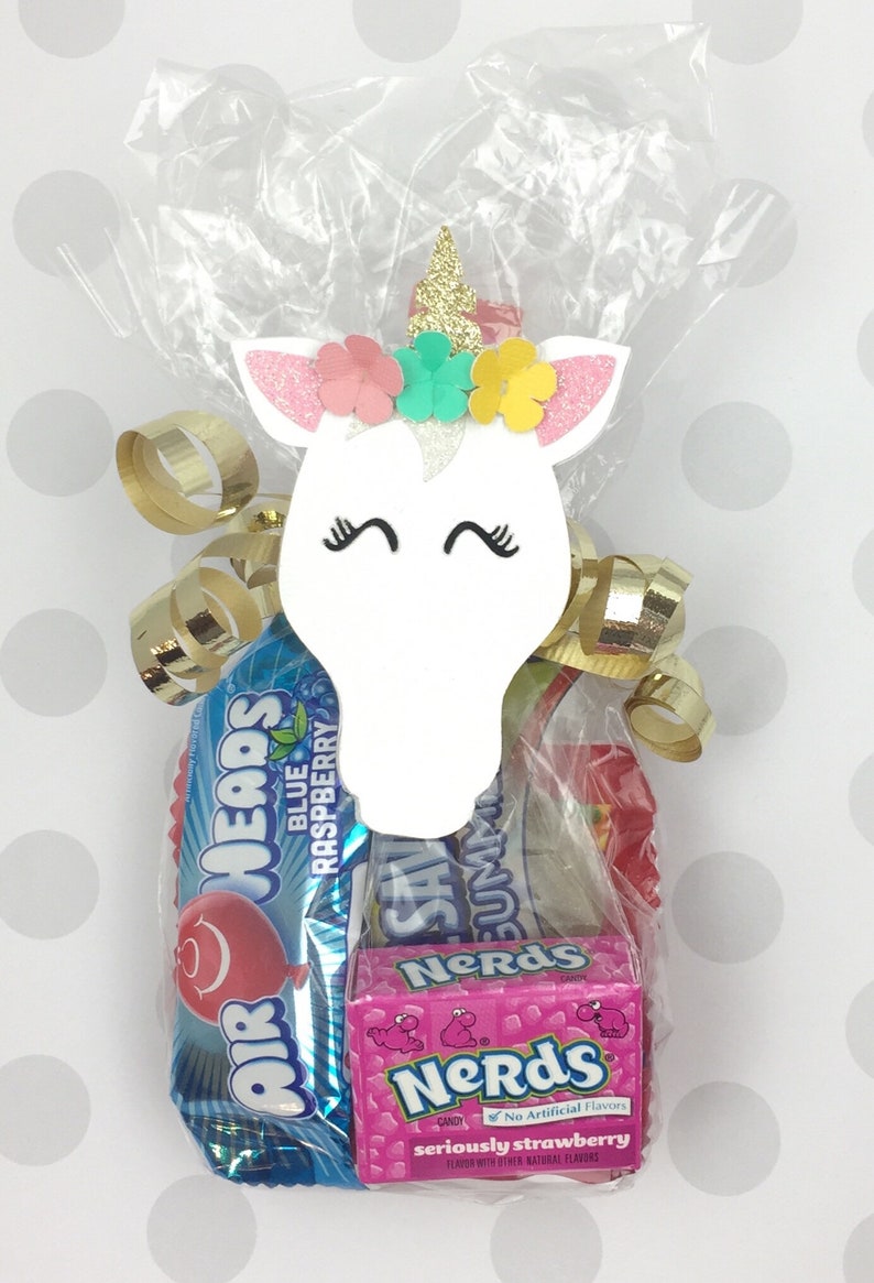 Unicorn Birthday Theme Unicorn Birthday Party Unicorn Birthday Favor Bag Unicorn Favor Tags Unicorn Goody Bags Unicorn Favor Bags
