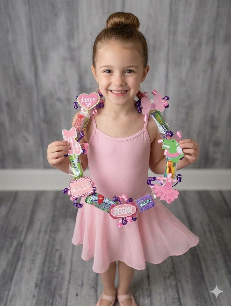 Ballet Recital Gift, Dance Recital Gift for Little Girl, Dance Recital Candy Bouquet, Senior Recital Flower Gift, Dance Teacher Gift image 1