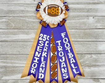 Football Mom Senior Night Gift, Personalized Senior Football, Senior Football Player Gift, Senior Gift Idea, Football Senior, Homecoming Mum
