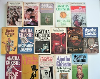 Murder Mysteries, By Agatha Christie, Paperback Books, You Choose, 1961-1990s Printings