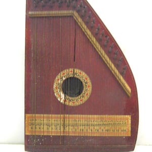 Antique Lap Harp - Etsy
