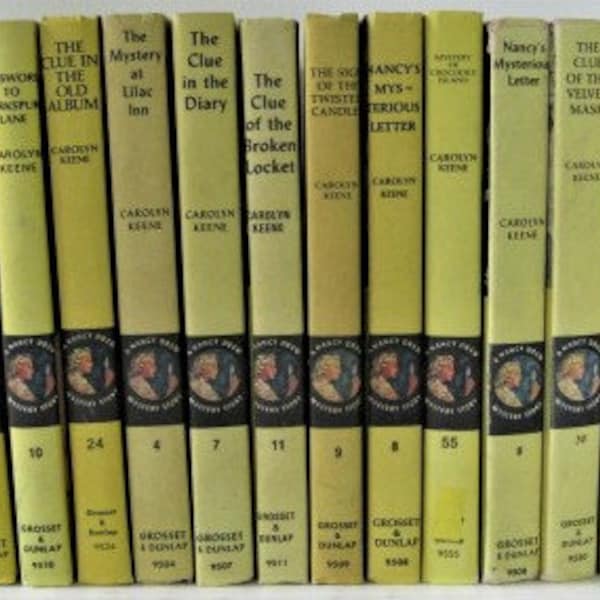 Older Nancy Drew Hardback Books With Picture Covers You Choose