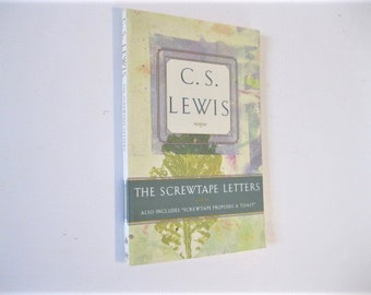 The Screwtape Letters, by C.S. Lewis, Paperback Book in Very Good Plus Condition
