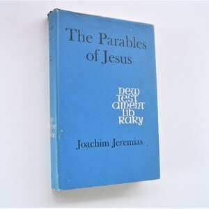 The Parables Of Jesus, Joachim Jeremias, Vintage Hardback Religious Book, 1963 Edition