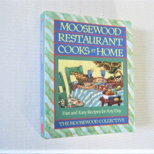 SALE! 43% OFF! Moosewood Restaurant Cooks At Home, Vintage Paperback  Cook Book, (Ithaca, NY)