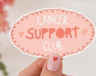 Cancer Support Club Die-Cut Sticker | Waterproof Vinyl Decal