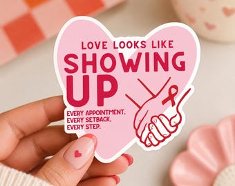 Cancer Support Sticker | Encouragement for Patients, Survivors, Caregivers (Waterproof Vinyl)
