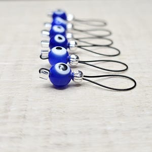 Evil Eye Stitch Marker 6pc Set