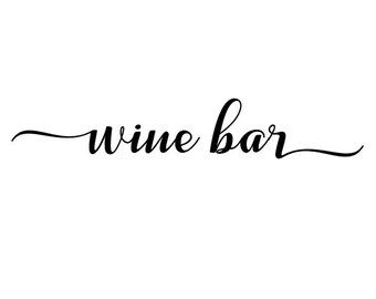 Wine Wall Decal Etsy