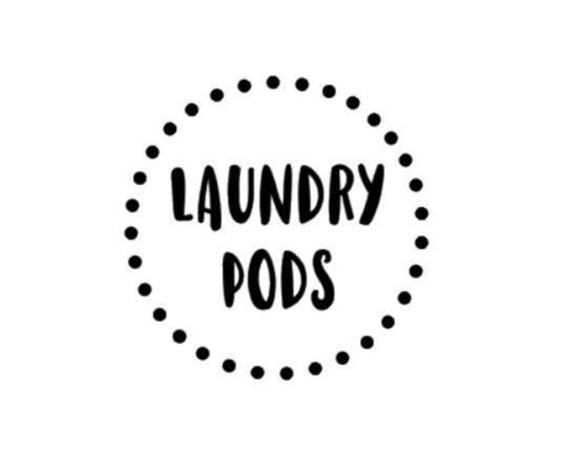 Laundry Pods Label Laundry Decal Laundry Room Decal Vinyl Etsy
