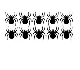Spider Vinyl Stickers Halloween Spider Decals Halloween - Etsy